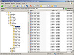 Screenshot of the image sequence directory tree